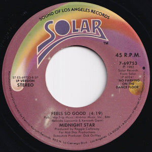 Midnight Star - No Parking (On The Dance Floor) (Edit Version) / Feels So Good (LP Version) (7 inch Record / Used)