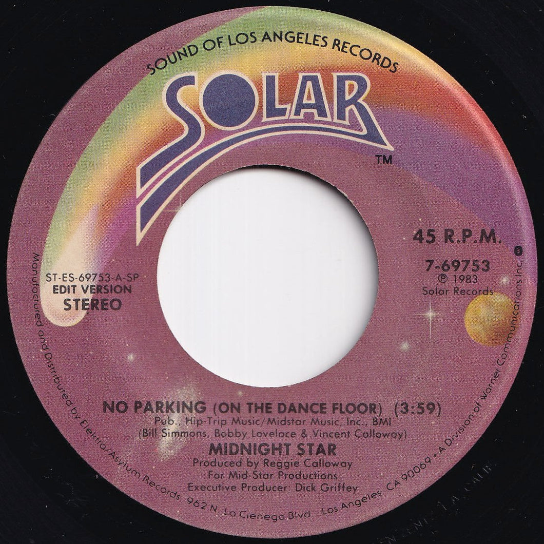 Midnight Star - No Parking (On The Dance Floor) (Edit Version) / Feels So Good (LP Version) (7 inch Record / Used)