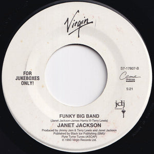 Janet Jackson - Because Of Love / Funky Big Band (7 inch Record / Used)