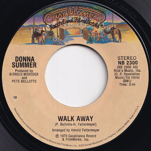 Donna Summer - Walk Away / Could It Be Magic (7 inch Record / Used)