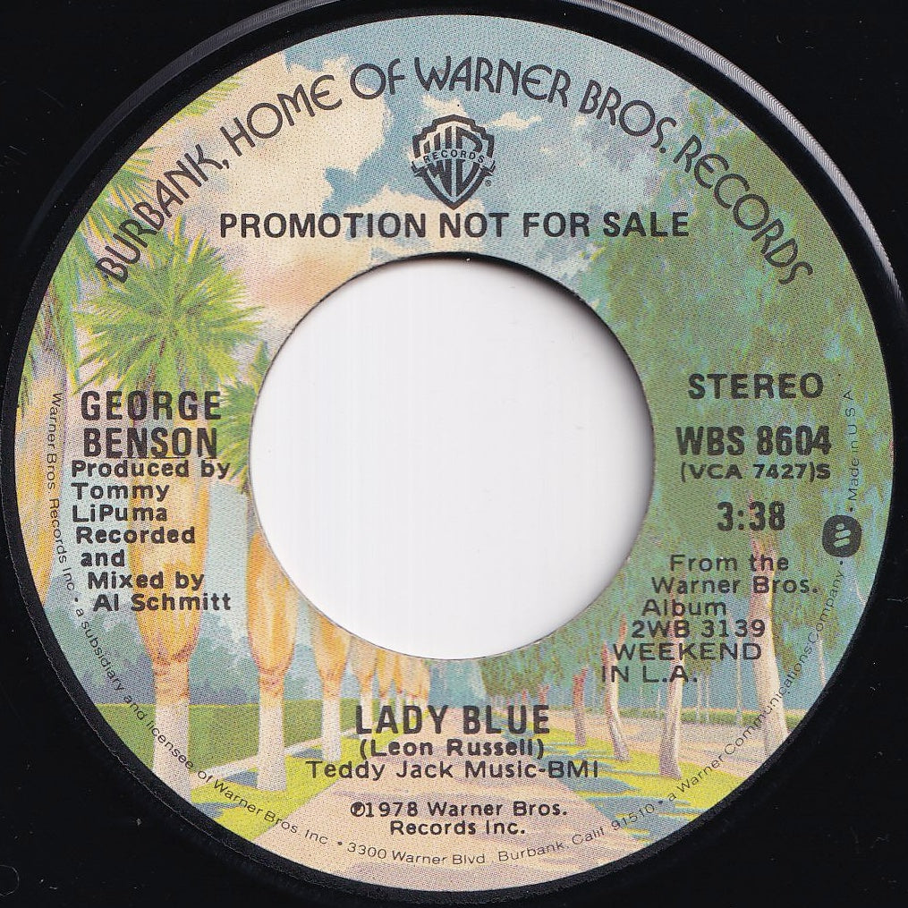 George Benson - Lady Blue (Stereo) / (Mono) (7 inch Record / Used)