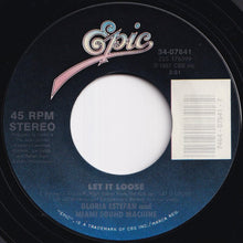 Load image into Gallery viewer, Gloria Estefan And Miami Sound Machine - Can&#39;t Stay Away From You / Let It Loose (7 inch Record / Used)
