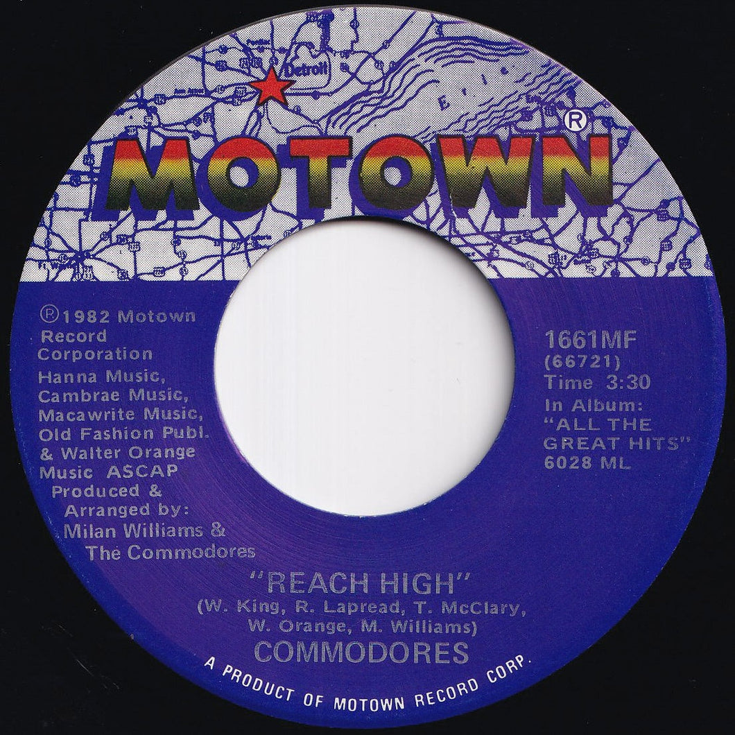 Commodores - Reach High / Sexy Lady (7 inch Record / Used)