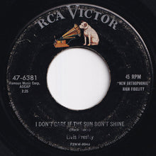 画像をギャラリービューアに読み込む, Elvis Presley - Good Rockin&#39; Tonight / I Don&#39;t Care If The Sun Don&#39;t Shine (7 inch Record / Used)
