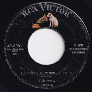 Elvis Presley - Good Rockin' Tonight / I Don't Care If The Sun Don't Shine (7 inch Record / Used)