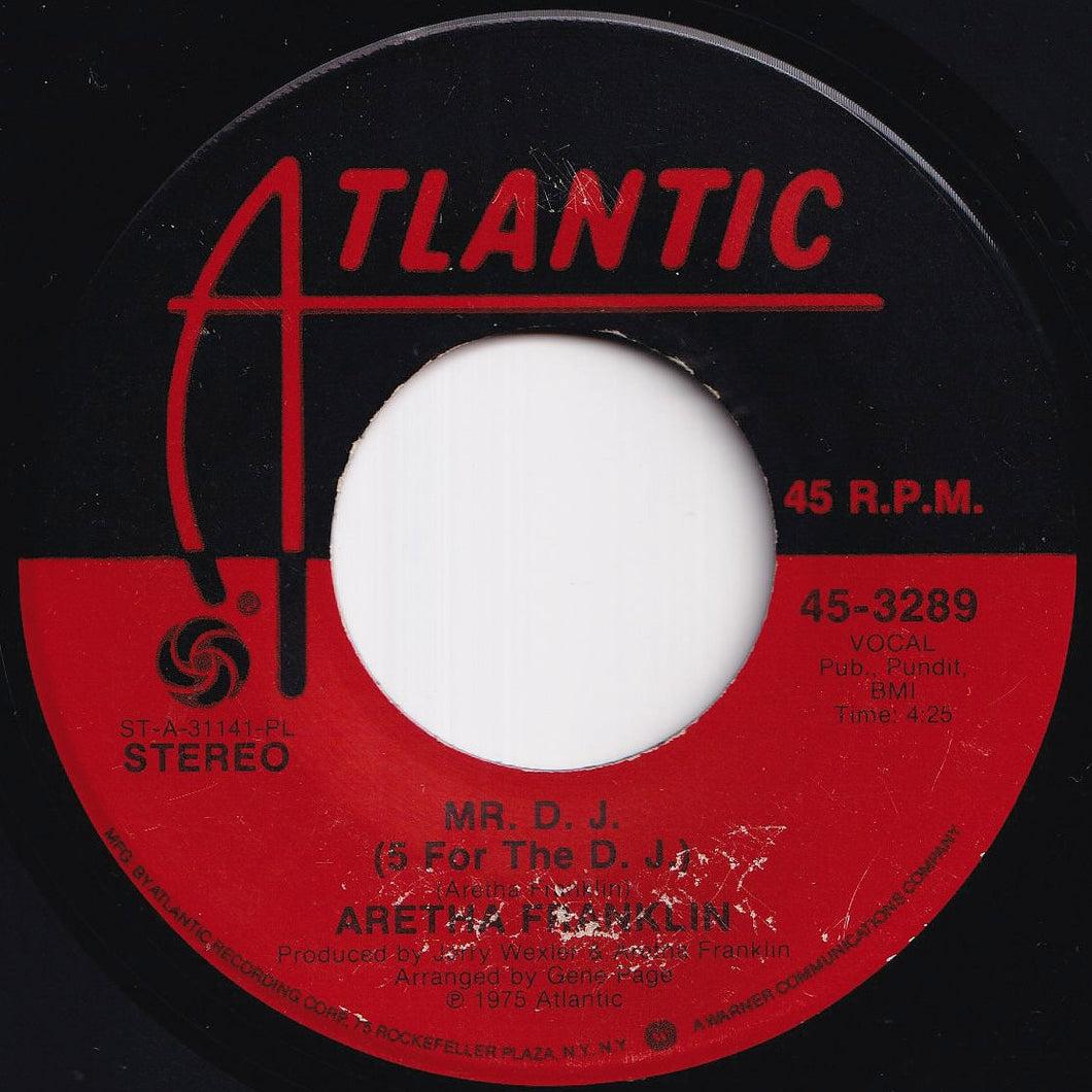 Aretha Franklin - Mr. D.J. (5 For The D.J.) / As Long As You Are There (7 inch Record / Used)
