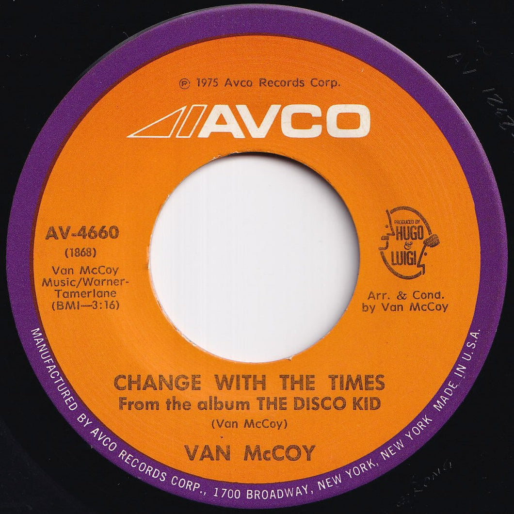 Van McCoy - Change With The Times / Good Night, Baby (7 inch Record / Used)