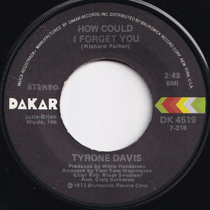 Tyrone Davis - Without You In My Life / How Could I Forget You (7 inch Record / Used)
