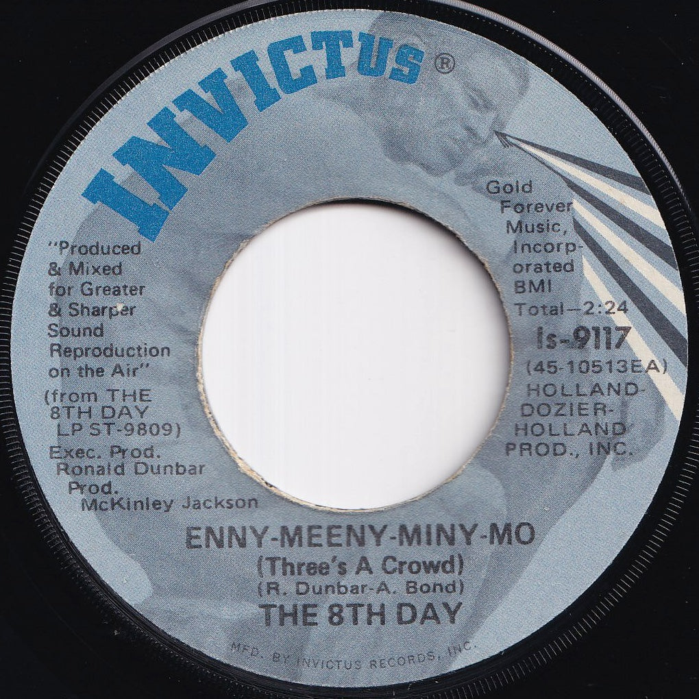 8th Day - Enny-Meeny-Miny-Mo (Three's A Crowd) / Rocks In My Head (7 inch Record / Used)