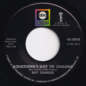 Ray Charles - In The Heat Of The Night / Something's Got To Change (7 inch Record / Used)