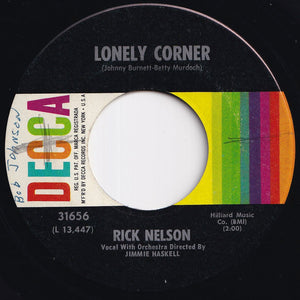 Rick Nelson - There's Nothing I Can Say / Lonely Corner (7 inch Record / Used)