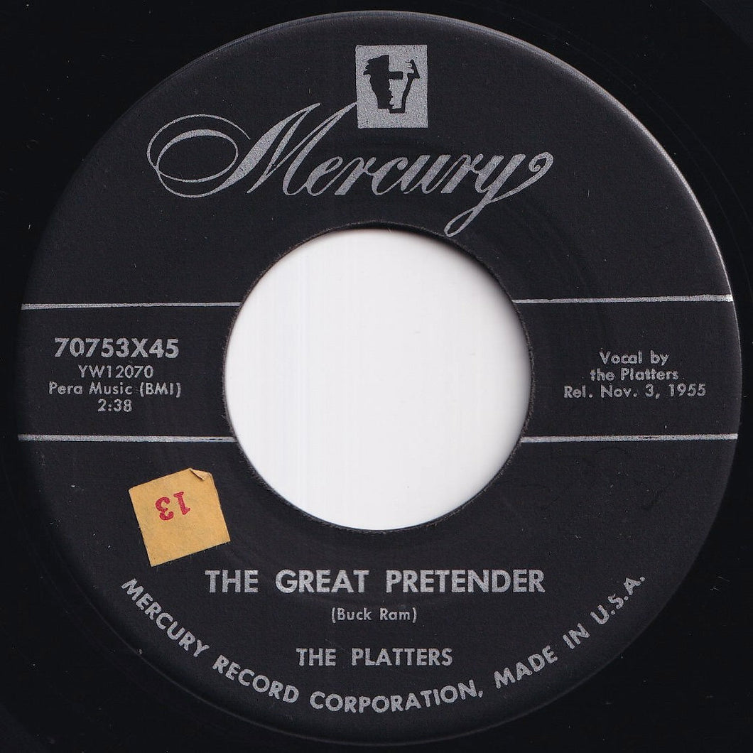 Platters - The Great Pretender / I'm Just A Dancing Partner (7 inch Record / Used)
