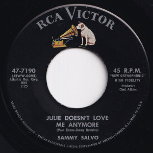 Sammy Salvo - She Takes Sun Baths / Julie Doesn't Love Me Anymore (7 inch Record / Used)