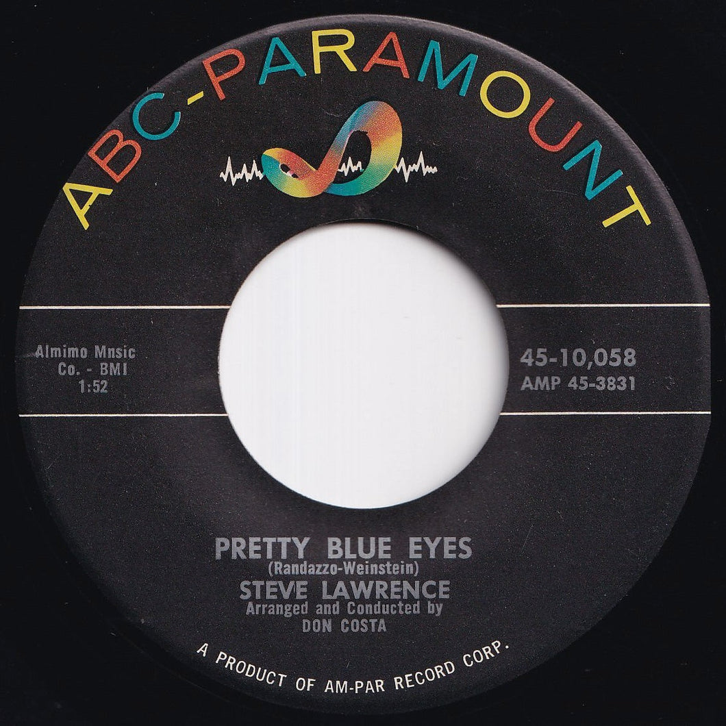 Steve Lawrence - Pretty Blue Eyes / You're Nearer (7 inch Record / Used)