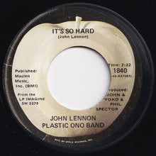 画像をギャラリービューアに読み込む, John Lennon - Imagine / It&#39;s So Hard (7 inch Record / Used)
