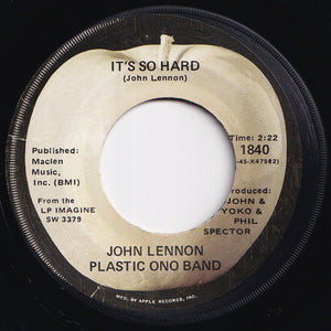 John Lennon - Imagine / It's So Hard (7 inch Record / Used)