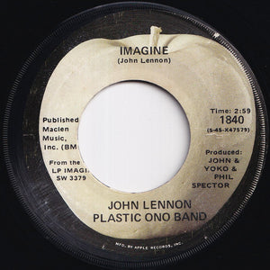 John Lennon - Imagine / It's So Hard (7 inch Record / Used)