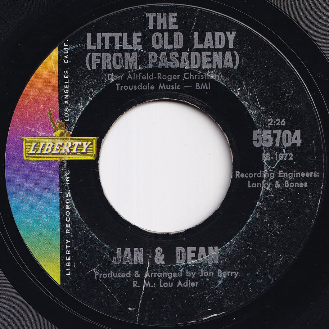 Jan & Dean - The Little Old Lady (From Pasadena) / My Mighty G.T.O (7 inch Record / Used)