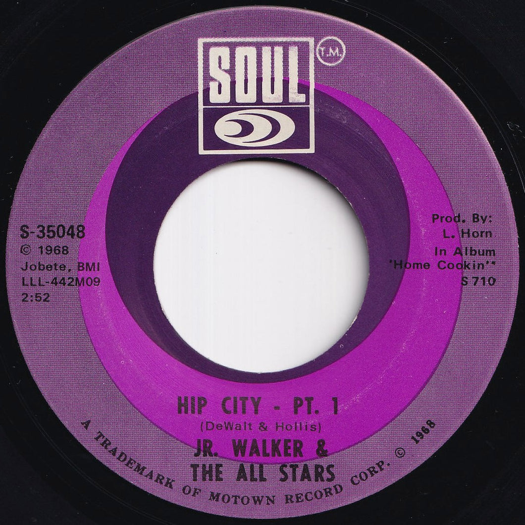 Junior Walker & The All Stars - Hip City (Part 1) / (Part 2) (7 inch Record / Used)