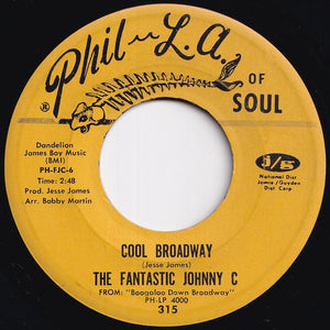 Fantastic Johnny C - Hitch It To The Horse / Cool Broadway (7 inch Record / Used)