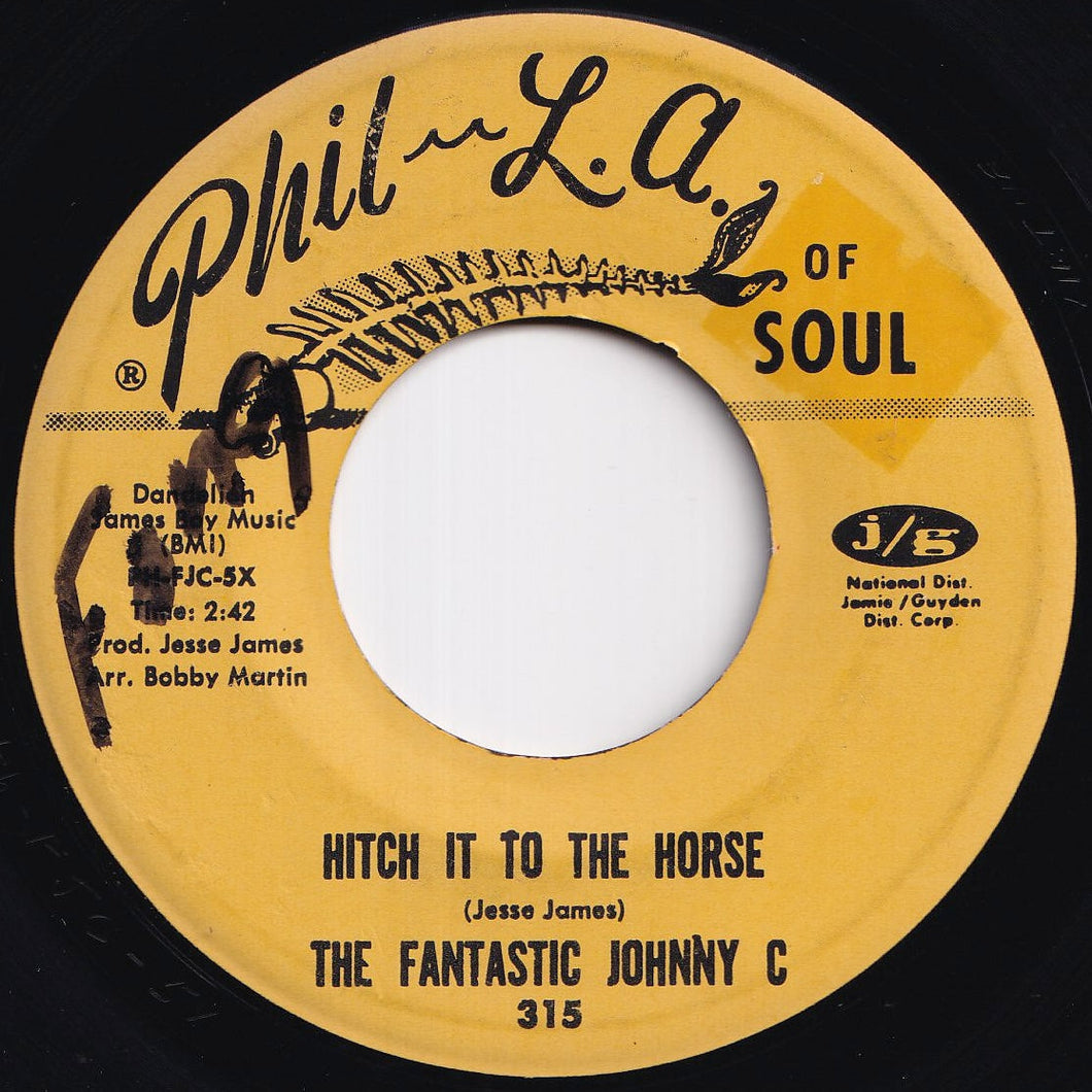 Fantastic Johnny C - Hitch It To The Horse / Cool Broadway (7 inch Record / Used)