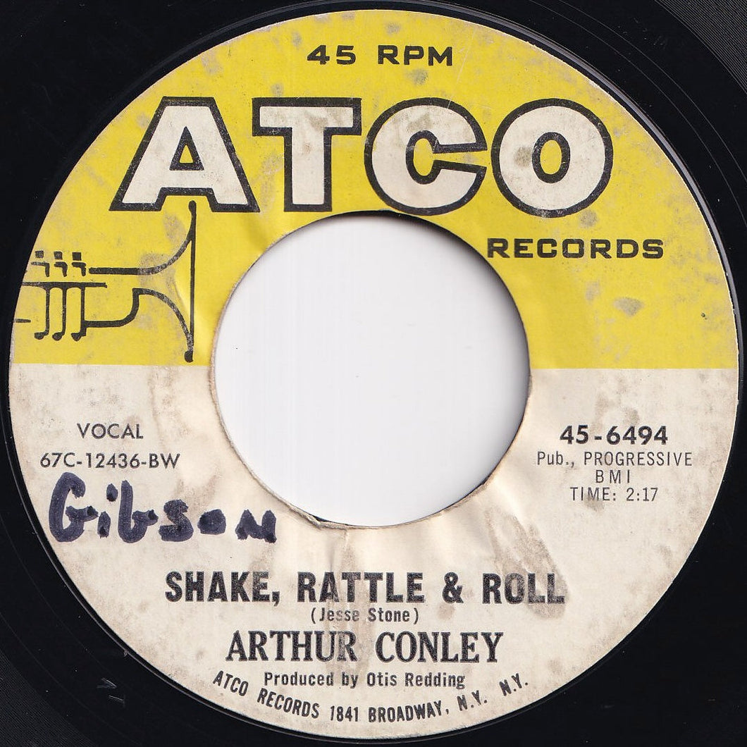 Arthur Conley - Shake, Rattle & Roll / You Don't Have To See Me (7 inch Record / Used)