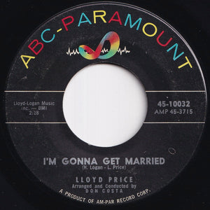 Lloyd Price - I'm Gonna Get Married / Three Little Pigs (7 inch Record / Used)