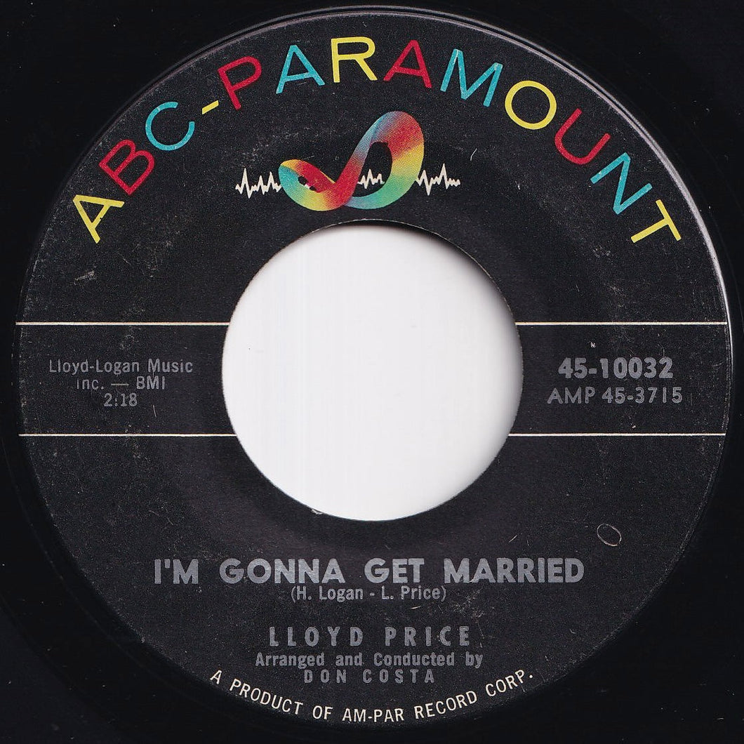 Lloyd Price - I'm Gonna Get Married / Three Little Pigs (7 inch Record / Used)