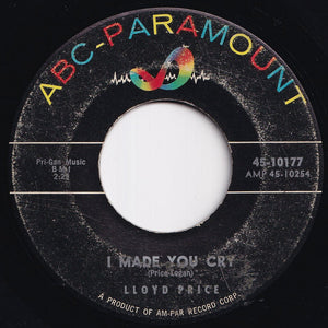 Lloyd Price - Boo Hoo / I Made You Cry (7 inch Record / Used)