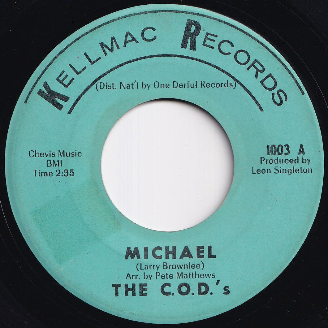 C.O.D.'s - Michael / Cry No More (7 inch Record / Used)