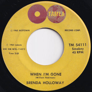 Brenda Holloway - When I'm Gone / I've Been Good To You (7 inch Record / Used)