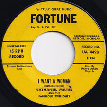 Load image into Gallery viewer, Nathaniel Mayer And The Fabulous Twilights - Village Of Love / I Want A Woman (7 inch Record / Used)
