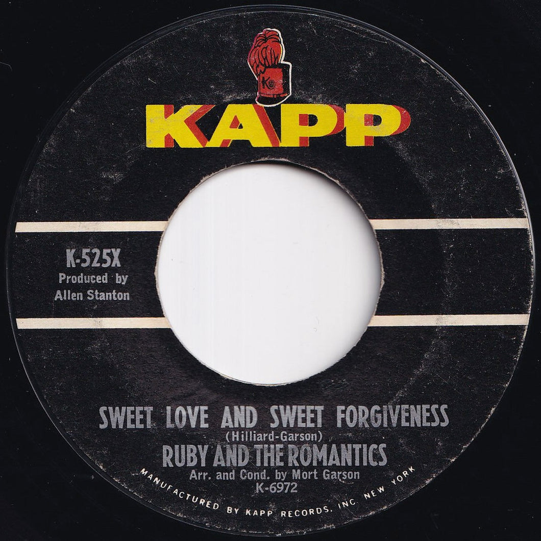 Ruby And The Romantics - Sweet Love And Sweet Forgiveness / My Summer Love (7 inch Record / Used)