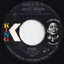 Load image into Gallery viewer, James Brown - I Cried / World Pt. 2 (7 inch Record / Used)
