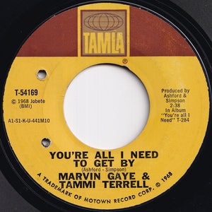Marvin Gaye, Tammi Terrell - You're All I Need To Get By / Two Can Have A Party (7 inch Record / Used)