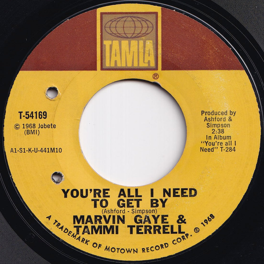 Marvin Gaye, Tammi Terrell - You're All I Need To Get By / Two Can Have A Party (7 inch Record / Used)