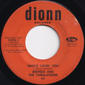 Brenda And The Tabulations - Stay Together Young Lovers / Who's Lovin' You (7 inch Record / Used)