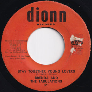 Brenda And The Tabulations - Stay Together Young Lovers / Who's Lovin' You (7 inch Record / Used)