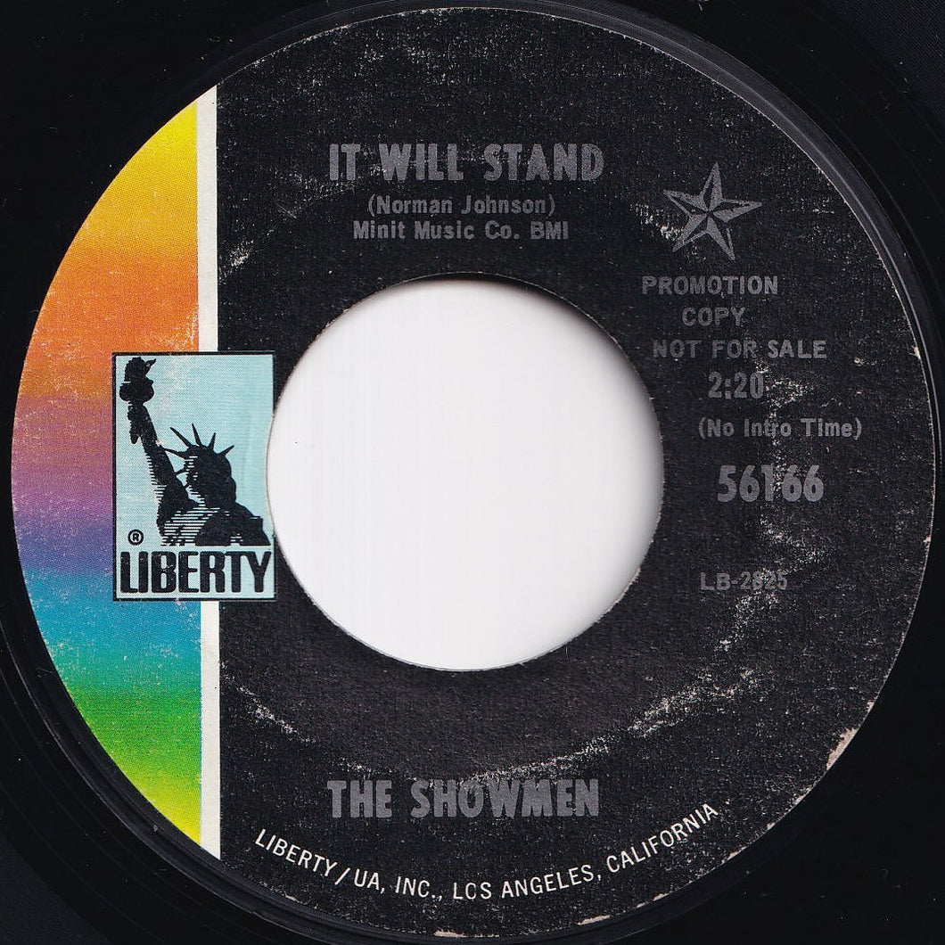 Showmen - It Will Stand / Fate Planned It This Way (7 inch Record / Used)