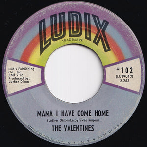 Valentines - Johnny One Heart / Mama I Have Come Home (7 inch Record / Used)