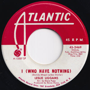 Leslie Uggams - A House Built On Sand / I Who Have Nothing (7 inch Record / Used)