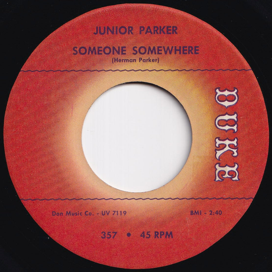 Junior Parker - Someone Somewhere / Foxy Devil (7 inch Record / Used)
