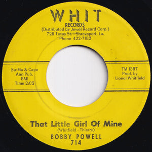 Bobby Powell - That Little Girl Of Mine / C.C. Rider (7 inch Record / Used)