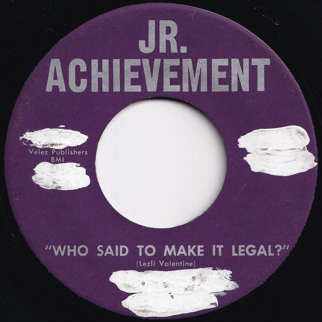 Lezli Valentine - Who Said To Make It Legal? / Sing Along With Lezli (7 inch Record / Used)