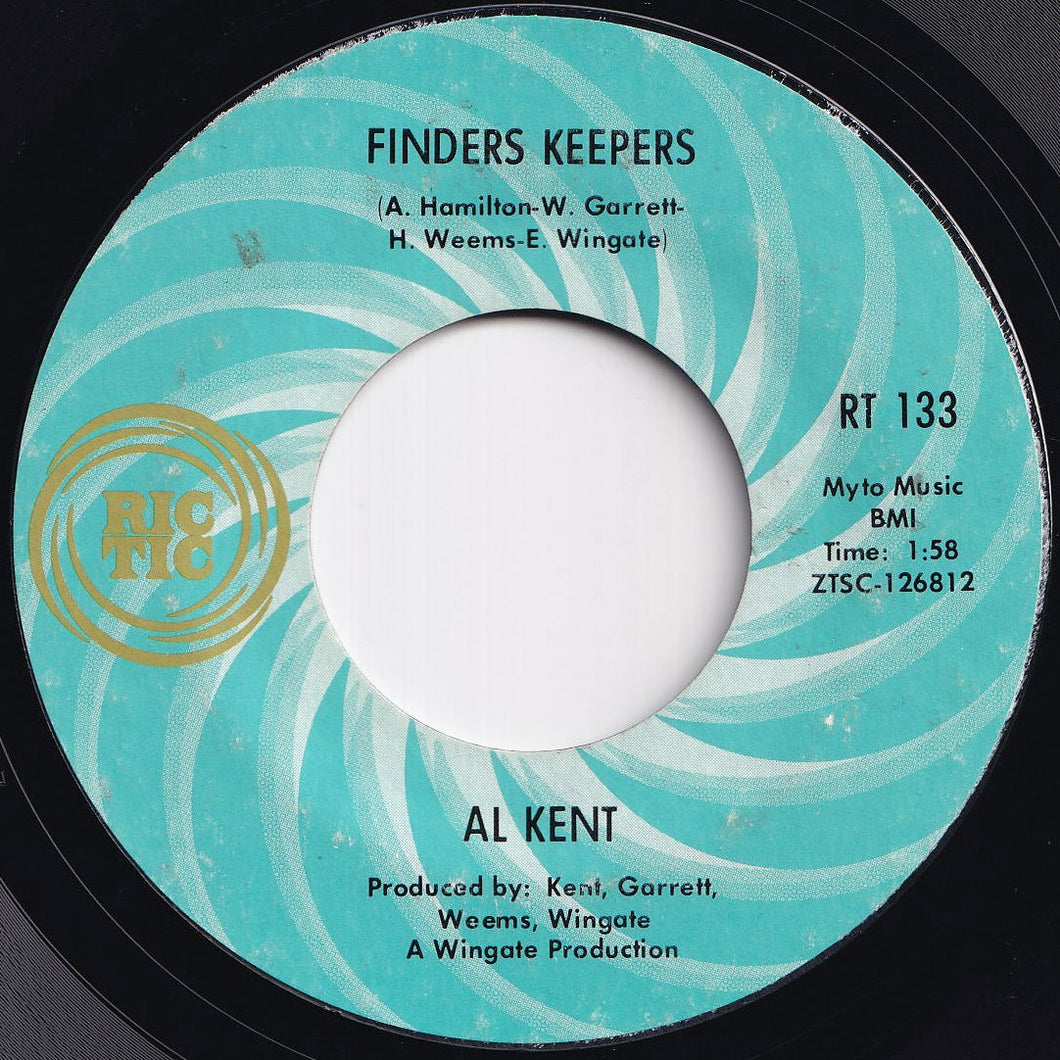 Al Kent - Finders Keepers / Ooh! Pretty Lady (7 inch Record / Used)