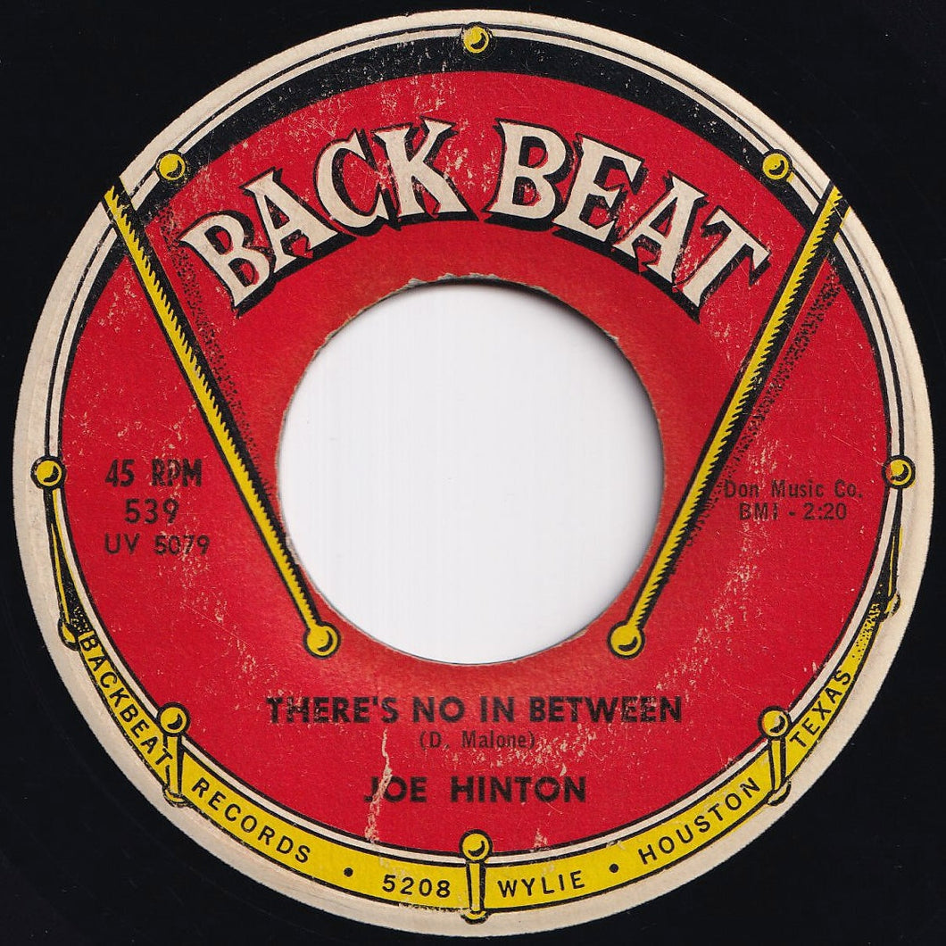 Joe Hinton - There Is No In Between / Better To Give Than Receive (7 inch Record / Used)