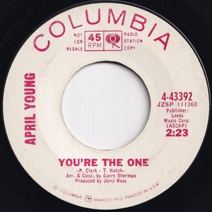 April Young - Run To My Lovin' Arms / You're The One  (7 inch Record / Used)