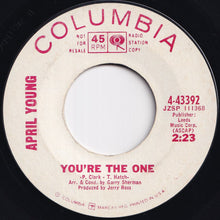 Load image into Gallery viewer, April Young - Run To My Lovin&#39; Arms / You&#39;re The One  (7 inch Record / Used)
