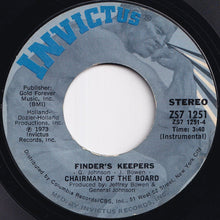 画像をギャラリービューアに読み込む, Chairman Of The Board - Finder&#39;s Keepers / (Instrumental) (7 inch Record / Used)
