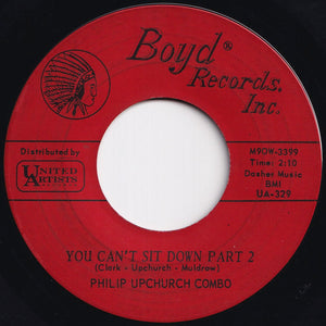 Philip Upchurch Combo - You Can't Sit Down (Part 1) / (Part 2) (7 inch Record / Used)